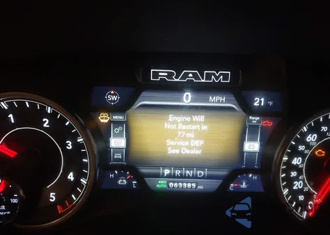 2022 Ram 1500 Big Horn 4X4 5'7 Box from USA, damaged, VIN 1C6SRFFM9NN288498